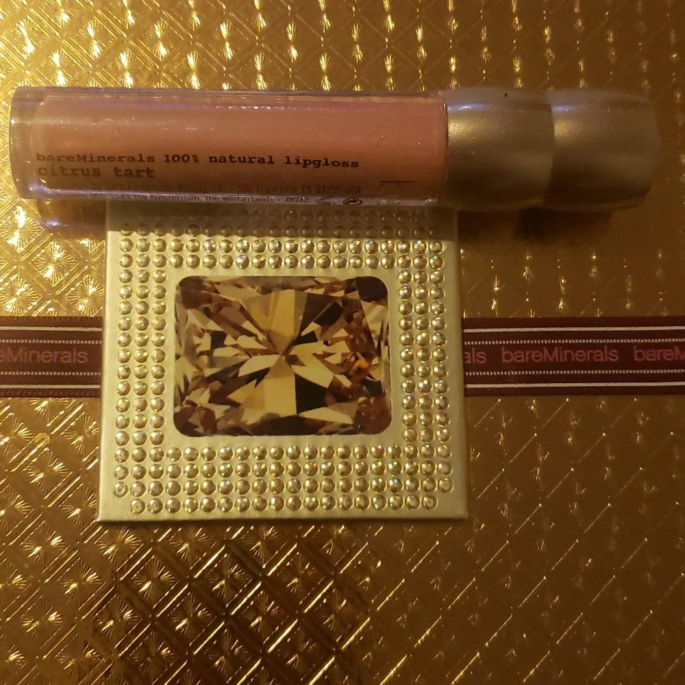 🧚‍♀️CITRUS TART BareMinerals RARE 100% Natural Lip Gloss NWT/SEALED